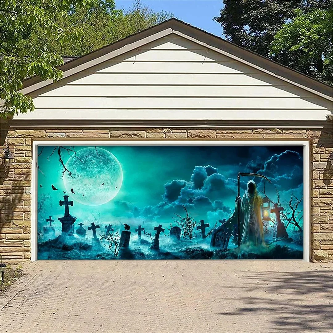 Last Day Sale 49% OFF - Halloween 2023 Garage Door Decoration