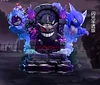 Big & 1/20 Scale World Zukan Throne Gengar Family - Pokemon Statue - sun Studio