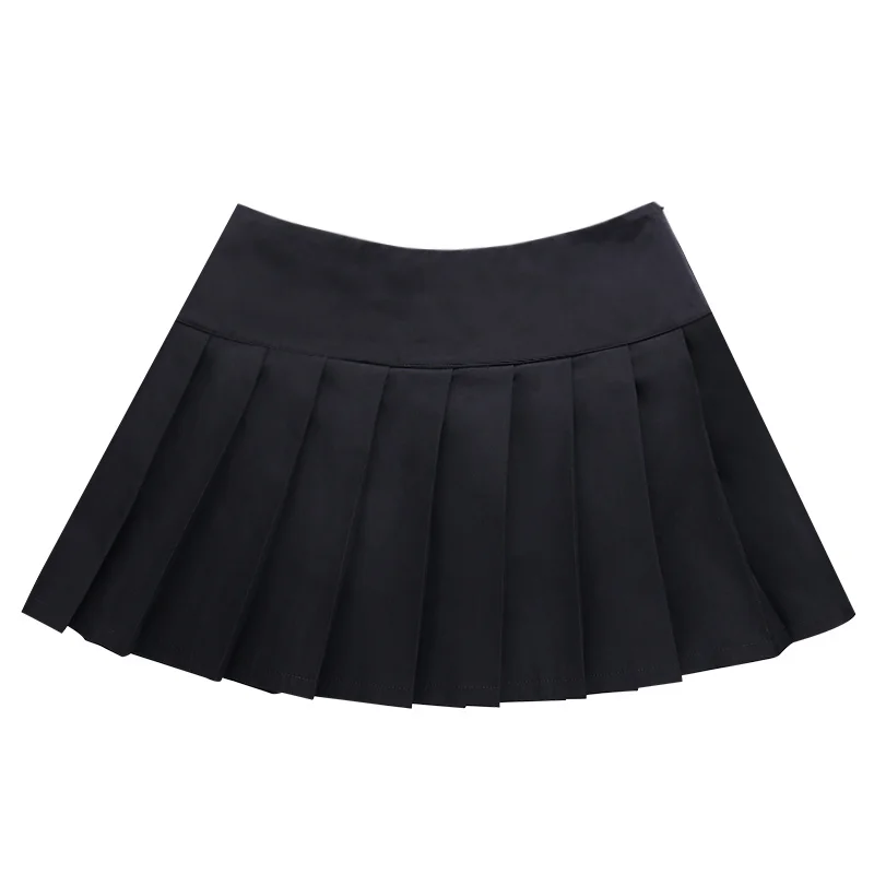 Black Mall Goth Skirt Women Harajuku Y2k E-girl High Waist Pleated Mini Skirt Dark Gothic Punk Emo Alt Club Streetwear