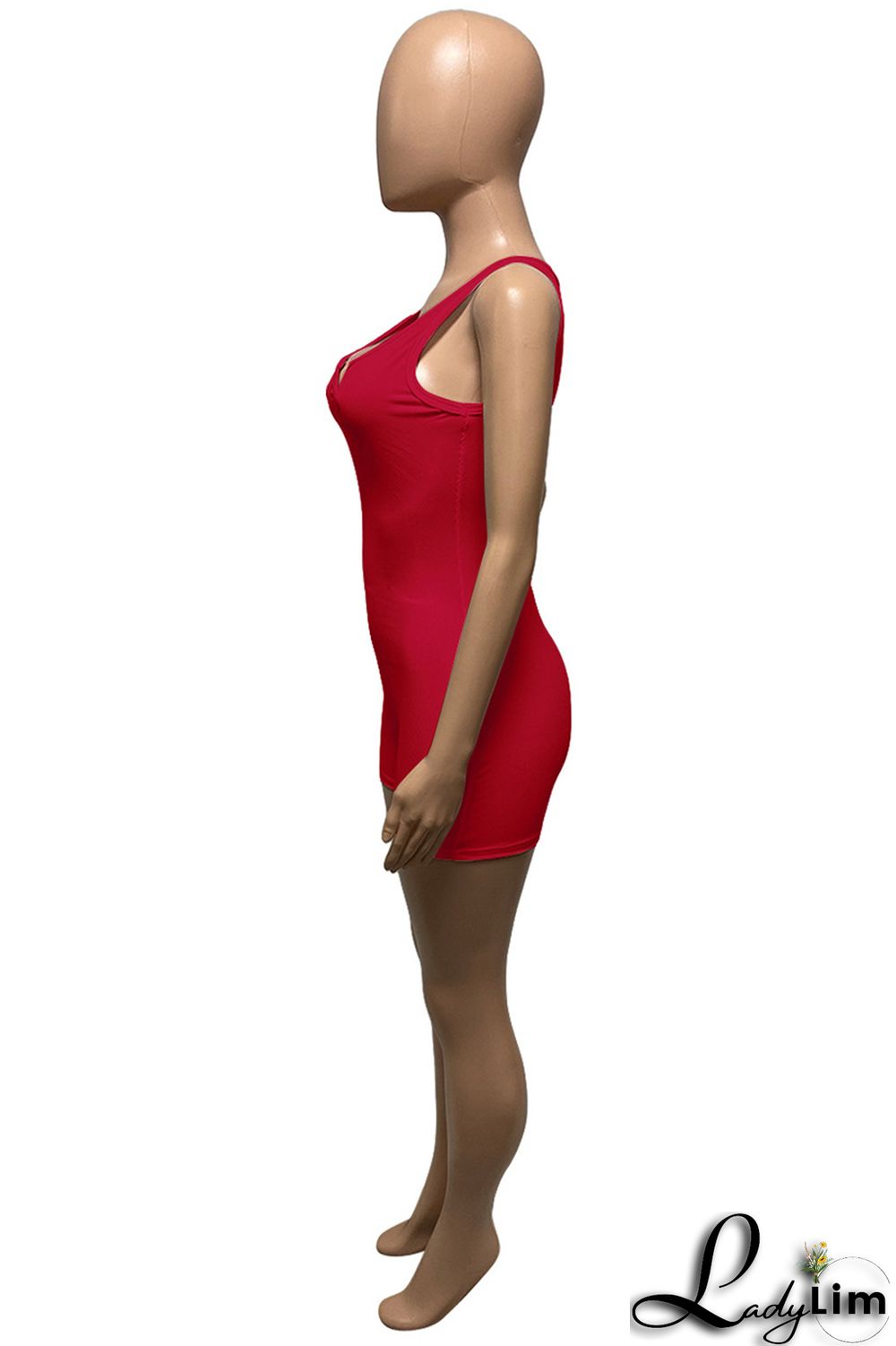 Apricot Fashion Casual Solid Basic V Neck Skinny Romper