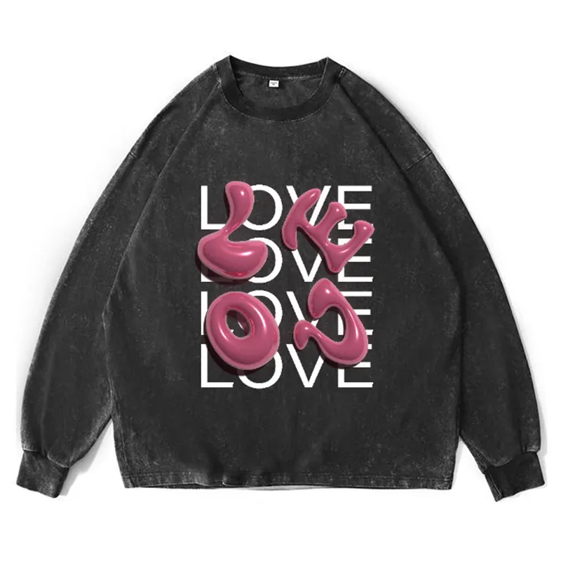 Loveciss®/ Love Unisex Washed T-Shirt