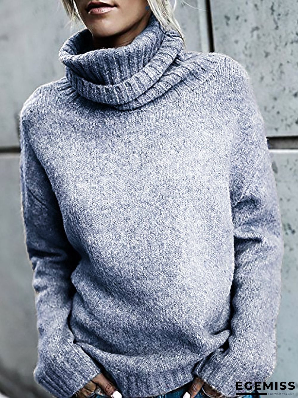 Holiday Shift Turtleneck Long Sleeve Shirts & Tops | EGEMISS