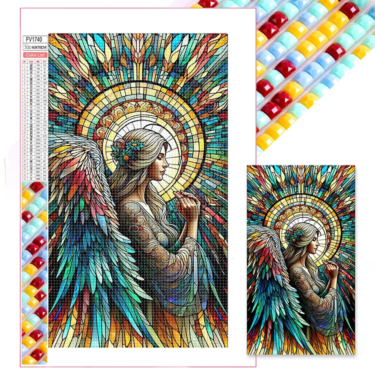 Pray 40*70CM (Canvas) Full Square Drill Diamond Painting gbfke