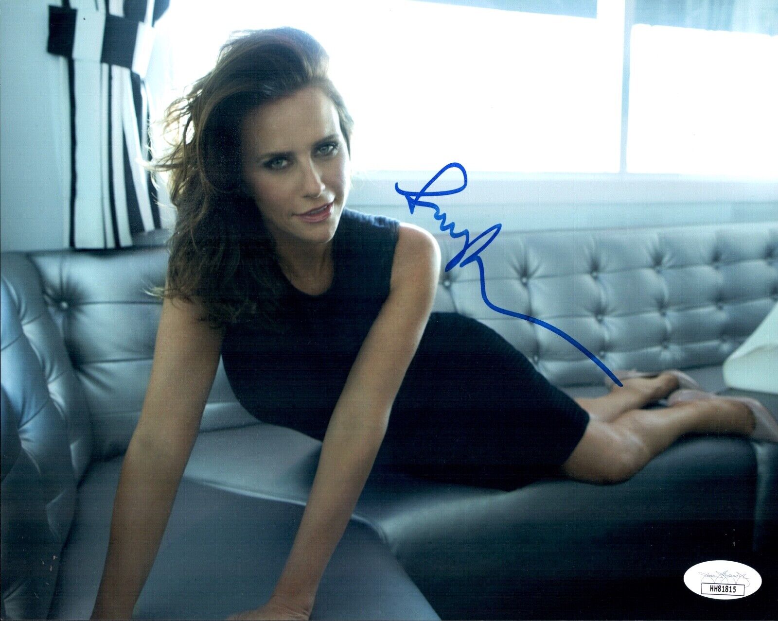 AMY LANDECKER Signed 8X10 Photo Poster painting Sarah Pfefferman TRANSPARENT Autograph JSA COA