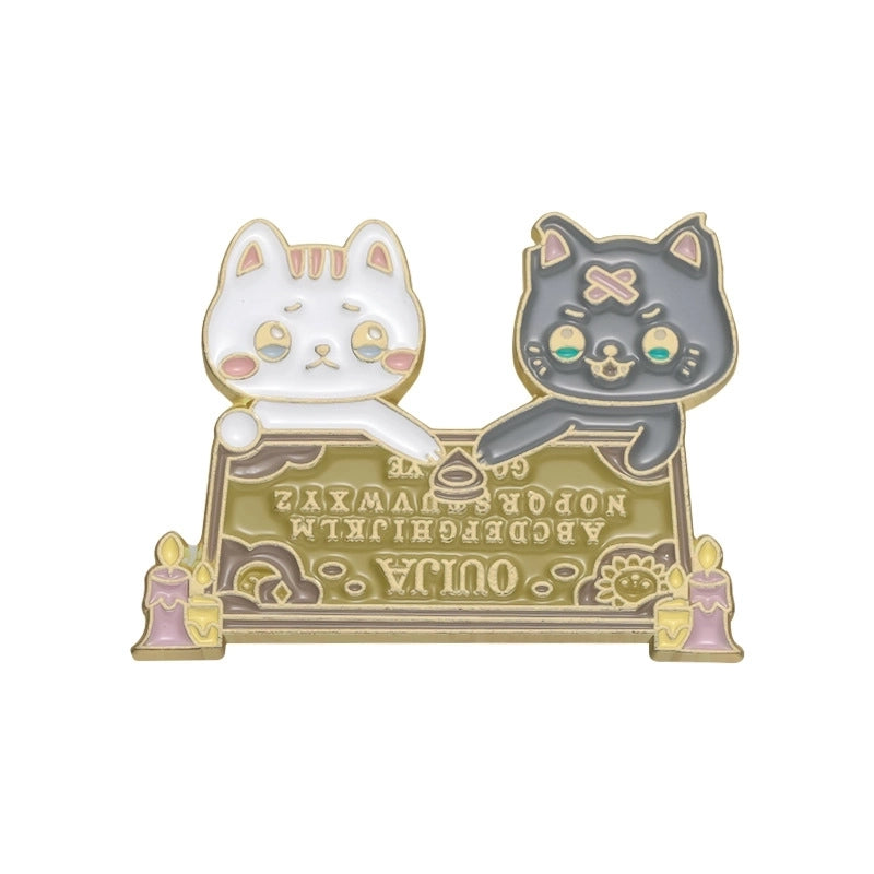 Cartoon Style Original Design Cowboy Style Animal Bear Bat Alloy Stamping Stoving Varnish Plating Kid’S Adults Brooches