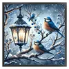 (Multi-Style) Bird And Lamp-11CT Stamped Cross Stitch 50*50cm/19.69*19.69in