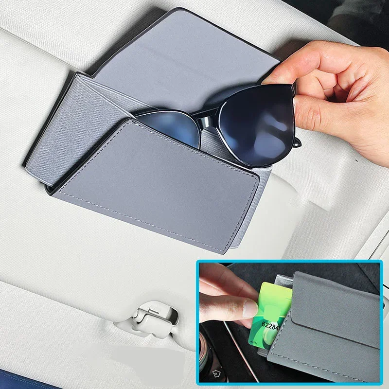 Car multi-functional high-end glasses case