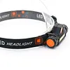 1pc Mini USB Rechargeable Headlight Flashlight Camping Night Fishing Light