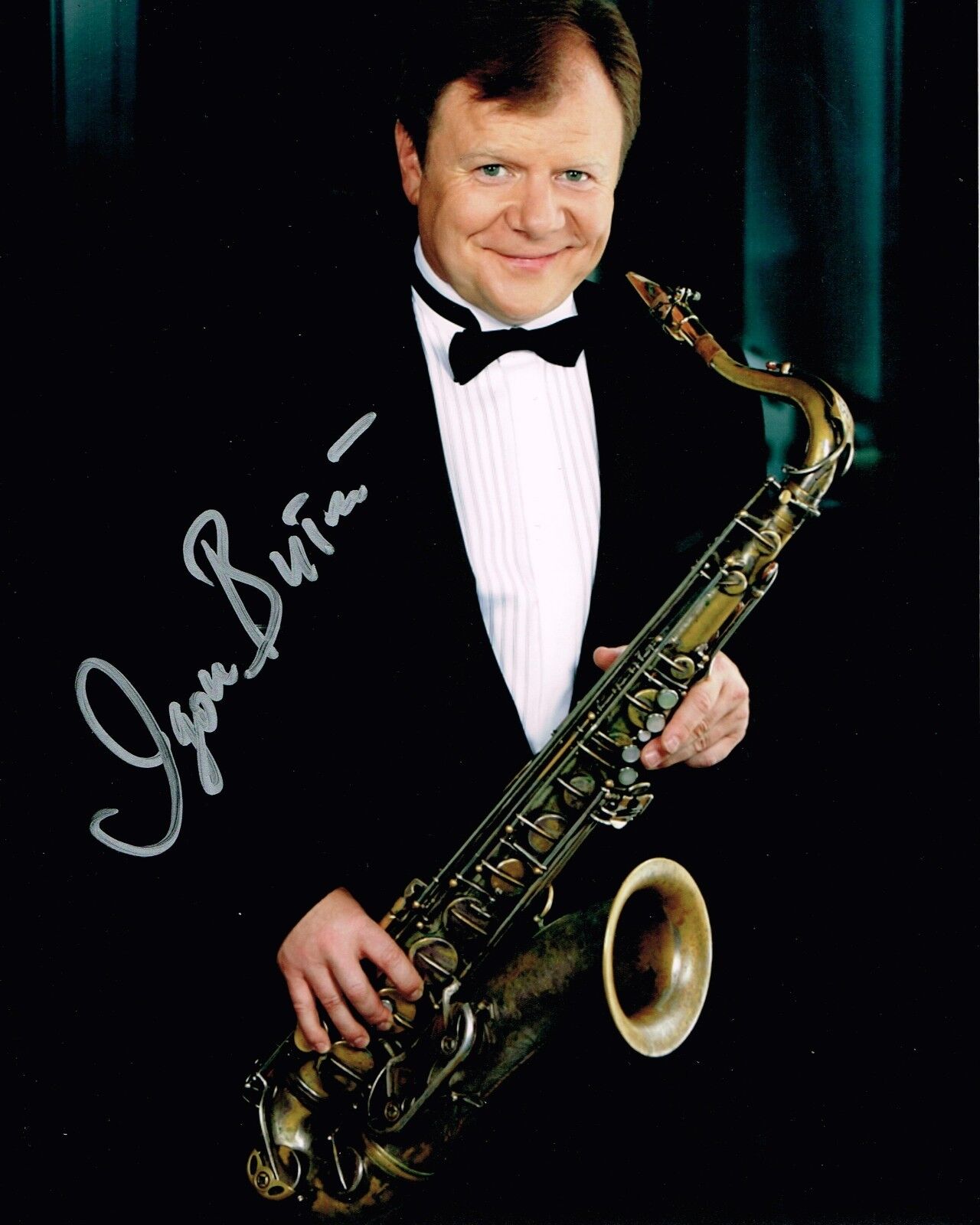 Igor Butman Hand Signed Autograph 8x10 Photo Poster painting In Person Jazz Saxophonist Russia