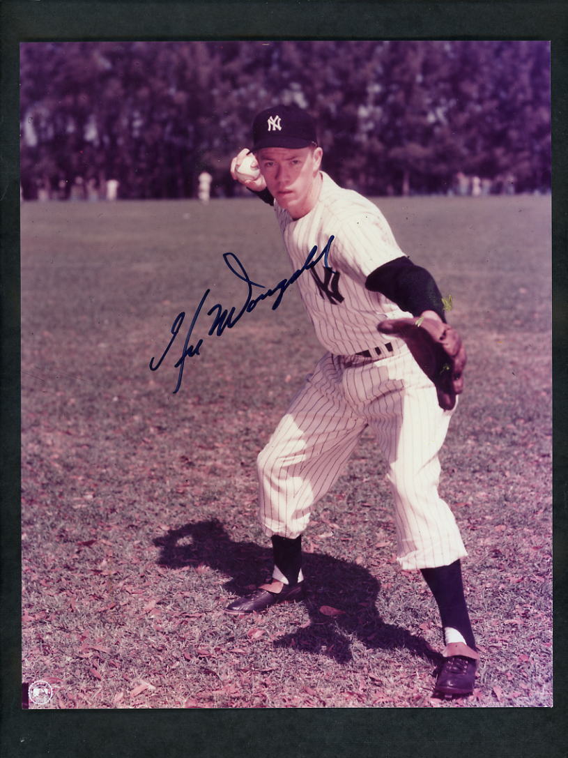 Gil McDougald Signed Autographed Color 8X10 Yankees Photo Poster painting