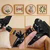 360-Degree Rotatable Embroidery Holder Adjustable Tableside Stitching Frames Clip Non-Slip Portable Metal Embroidery Clip Holder Suitable For Cross-Stitch Accessories