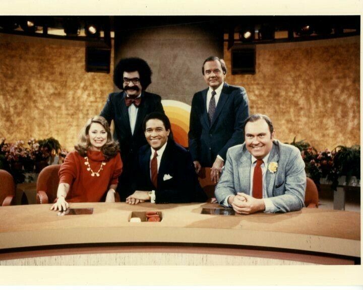 Gene Shalit Jane Pauley Bryant Gumbel Today Show Cast Original 8x10 Press Photo Poster painting