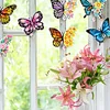8Pcs Butterfly Diamond Painting Bookmarks Acrylic DIY Diamond Art Bookmarks Kits