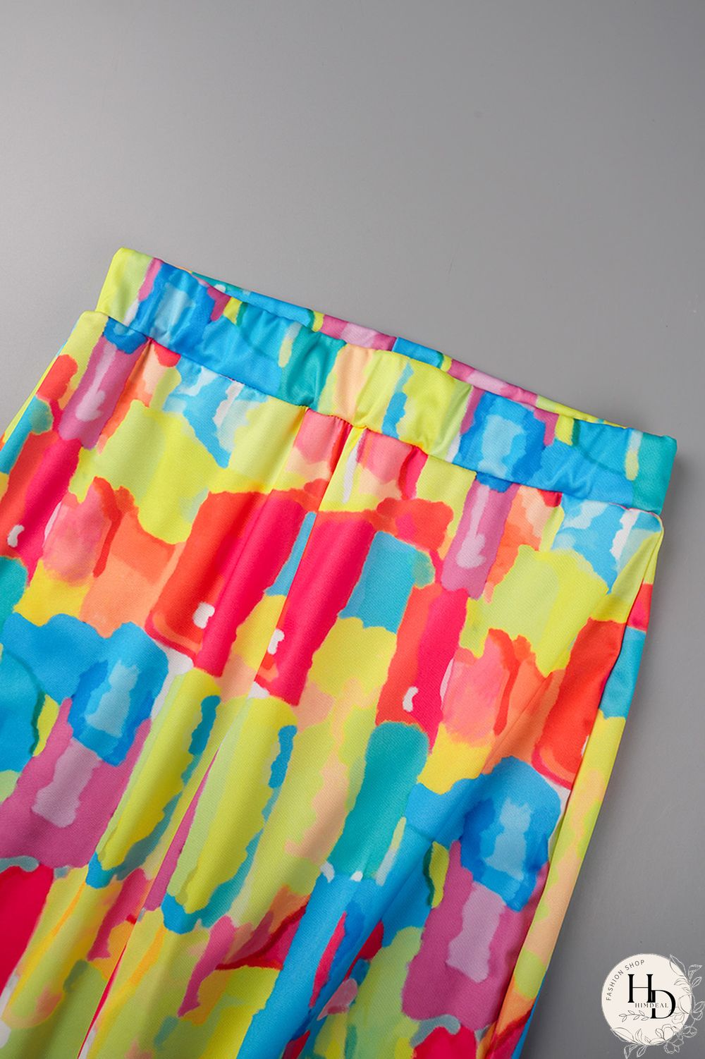 Dark Blue Casual Street Print Patchwork O Neck Short Sleeve Two Pieces