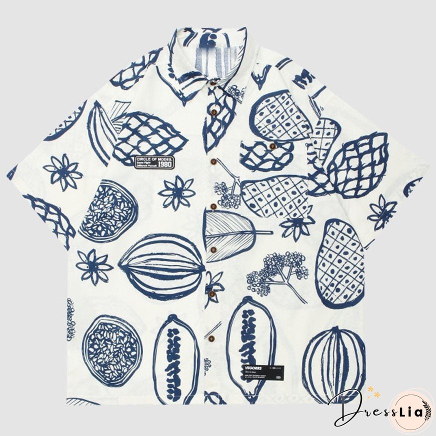 Fruit Graffiti Summer Shirt