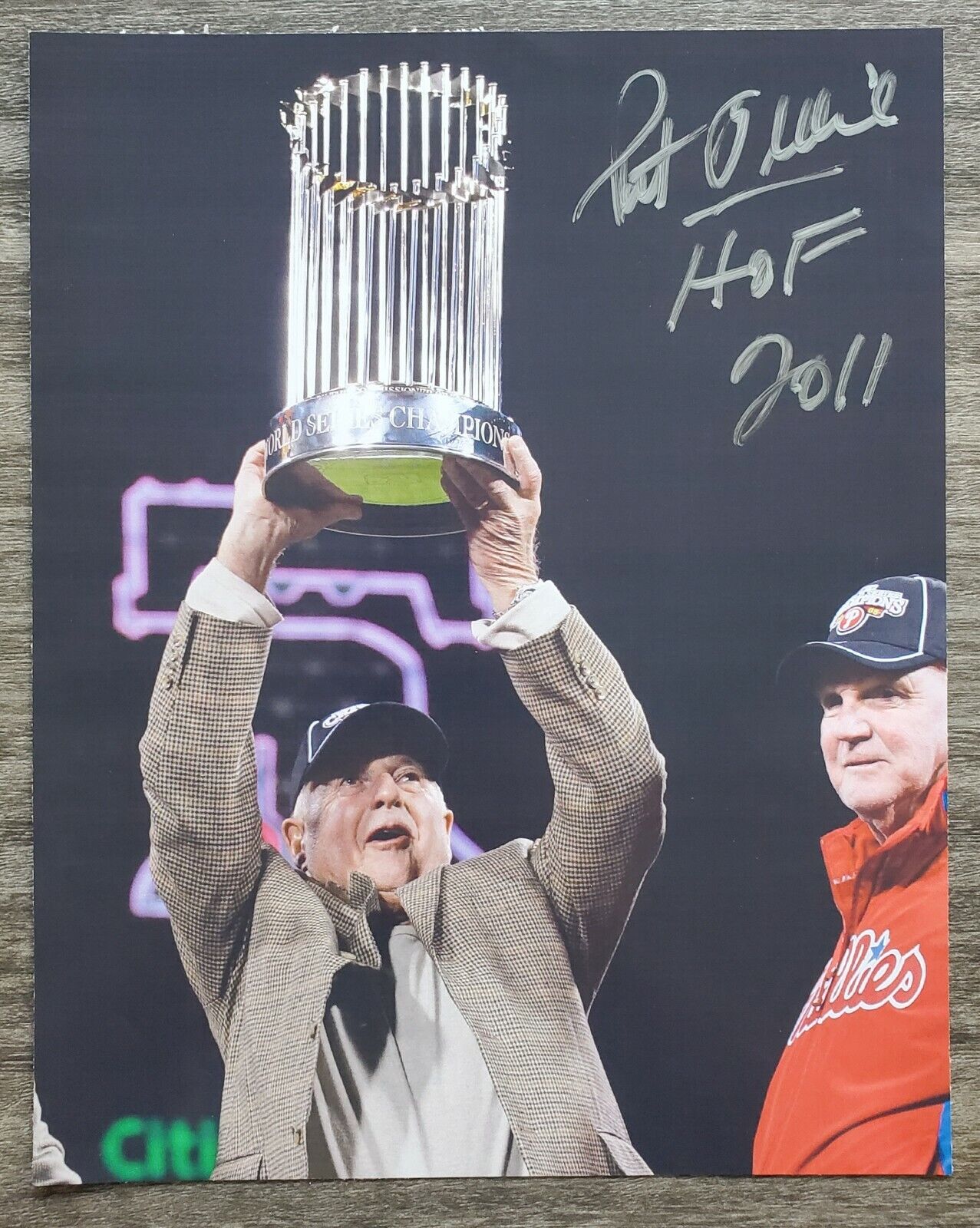 Pat Gillick Signed 8x10 Photo Poster painting Philadelphia Phillies HOF MLB RAD