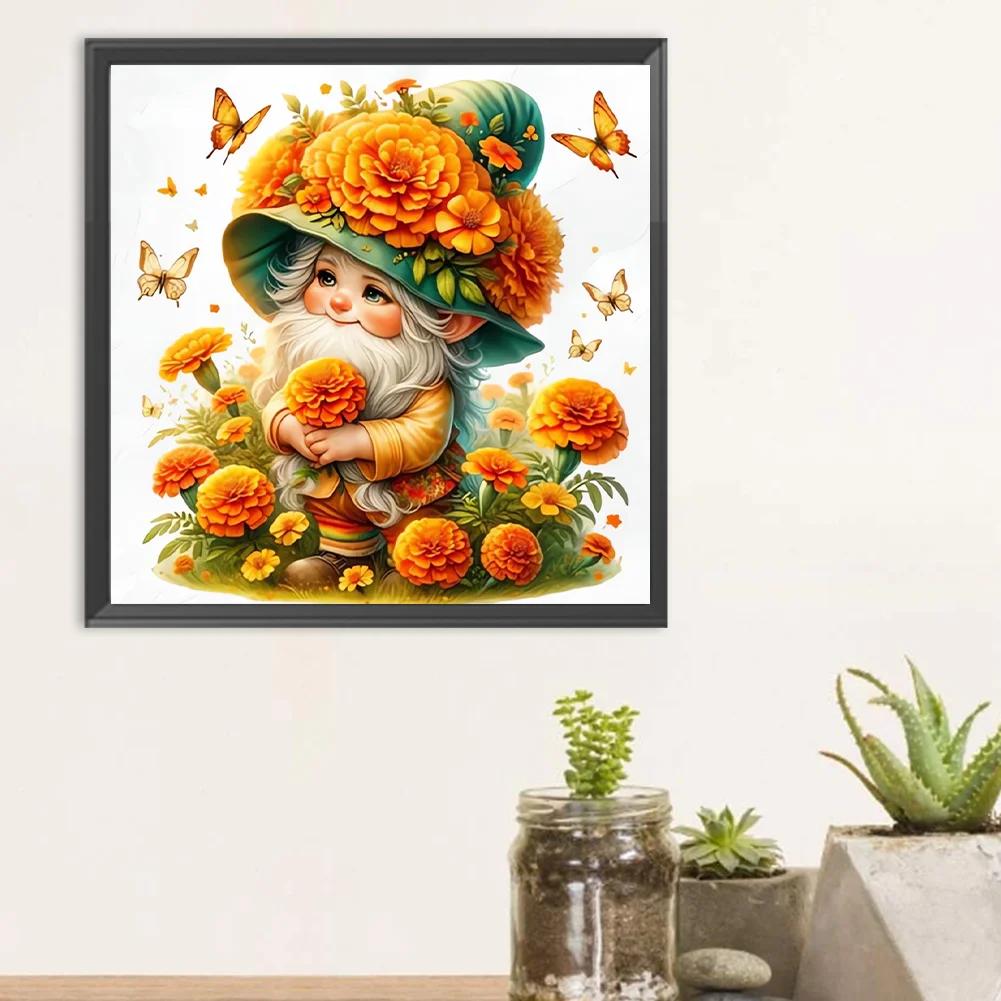 Diamond Painting - Full Round Drill - Flower Goblin(Canvas|30*30cm)