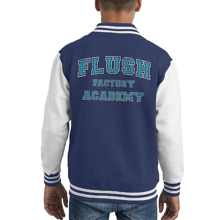 Fortnite Flush Factory Academy Varsity Text Kid's Varsity Jacket