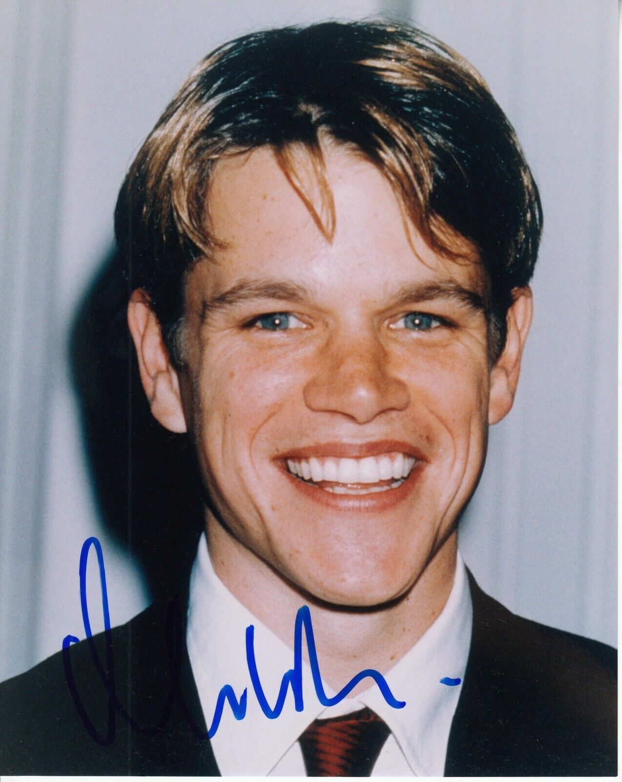 Matt Damon #1 8x10 Photo Poster painting Signed Photo Poster painting w/ COA Actor 031719