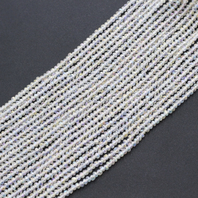 2 Pieces 2 Pieces Per Pack Artificial Crystal Glass Geometric Beads