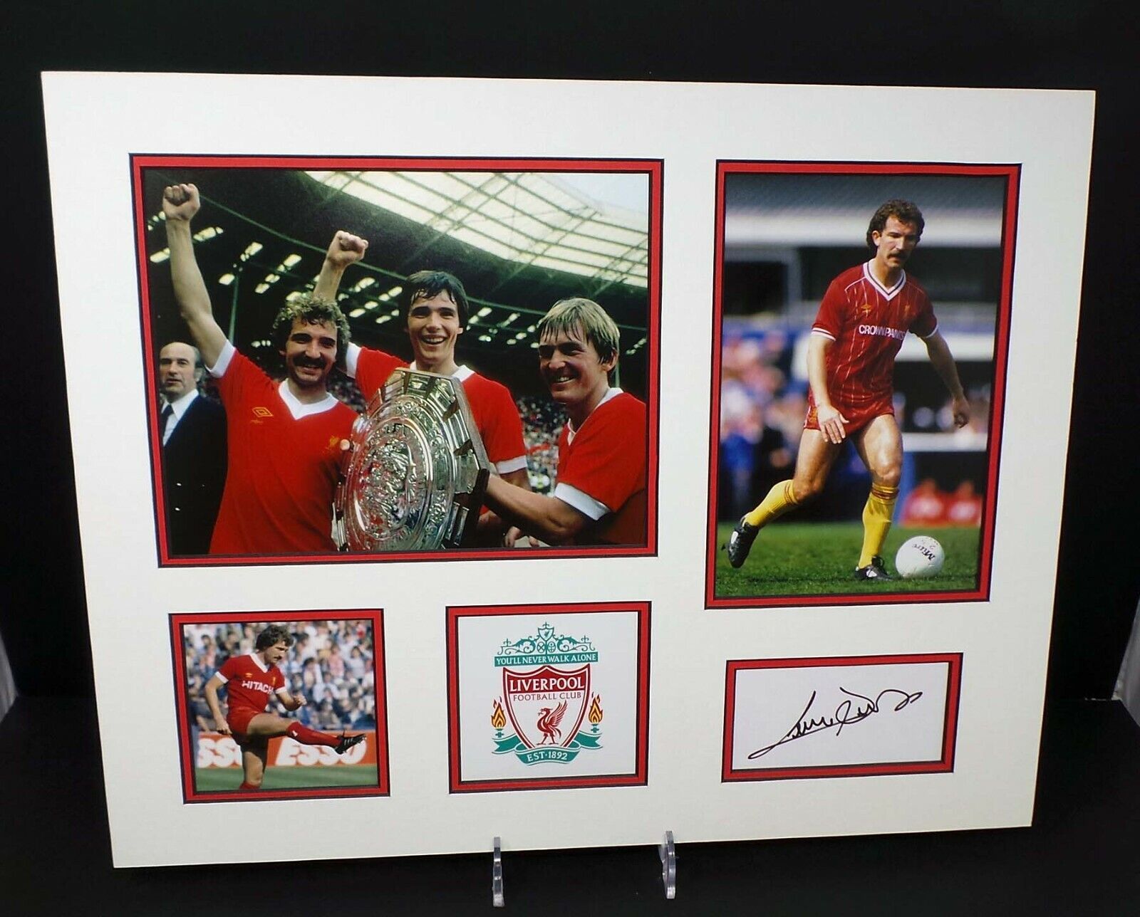 Graeme SOUNESS Signed Mounted Liverpool Legend Photo Poster painting 20x16 Display AFTAL RD COA