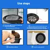 Silicone Face Ice Bath Bowl Folding Cold Plunge Basin Built In Icetray Skin Care