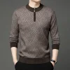 Fashionable Jacquard Warm Sweater