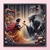 Snow White And Stepmother - 11CT Counted Cross Stitch - 50*50cm - Disney