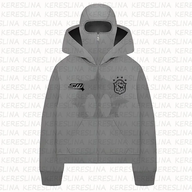 Athvotar Athvotar And Winter Tide Brand Double Hat Unique Design Hoodie New Men And Women's Same Loose Y2K Hoodie