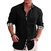 Casual Men's Cotton Linen Shirt