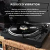 Stainless Steel LP Vinyl Record Player Disc Turntable Stabilizer Weight Clamp