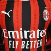 24/25 Players AC Milan Long Sleeve Soccer Jersey Home