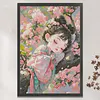 Sakura Hanfu Girl-11CT Stamped Cross Stitch 50*70cm (Big Size)