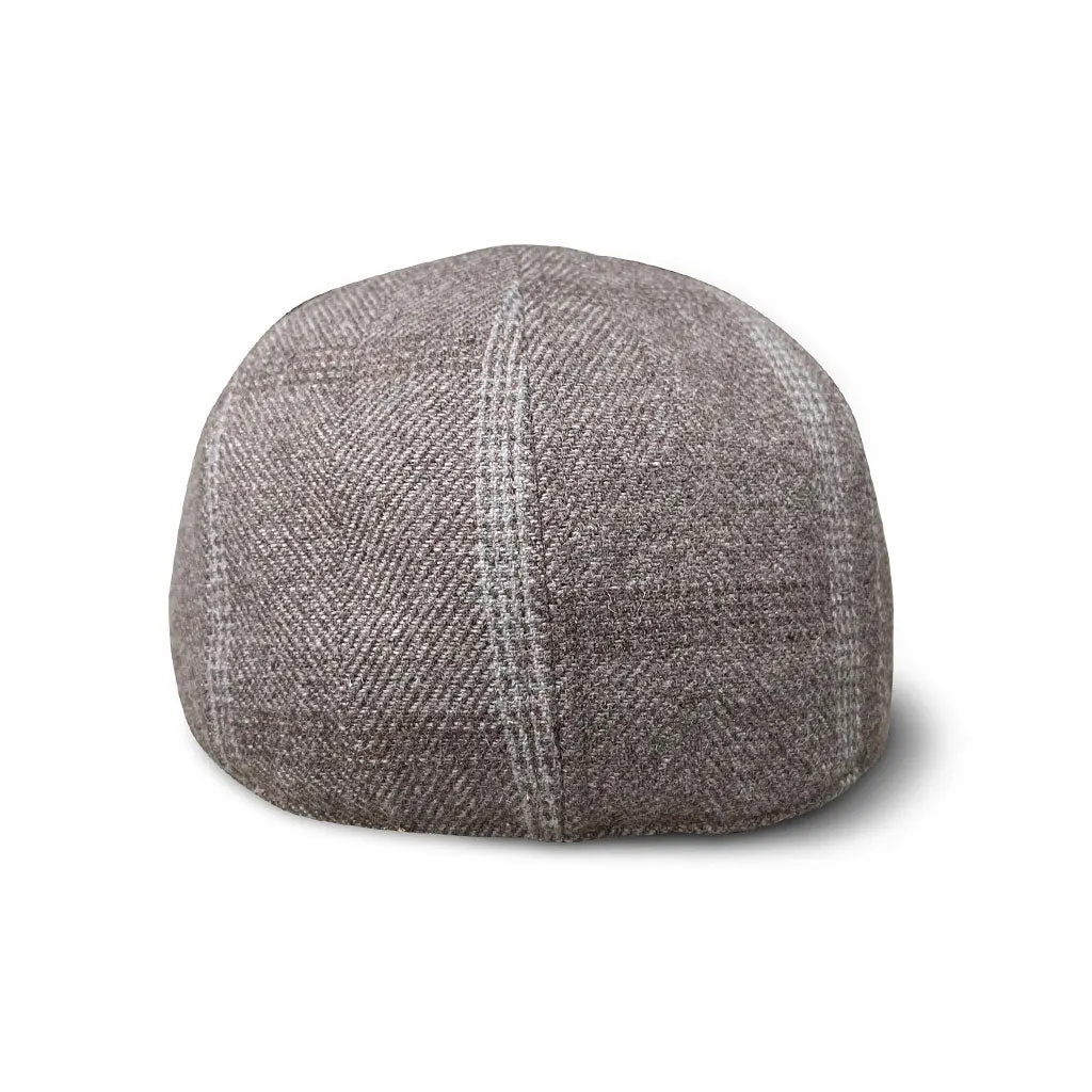 Hatsfashion-The Steel Rose Peaky   Cap - Grey Plaid