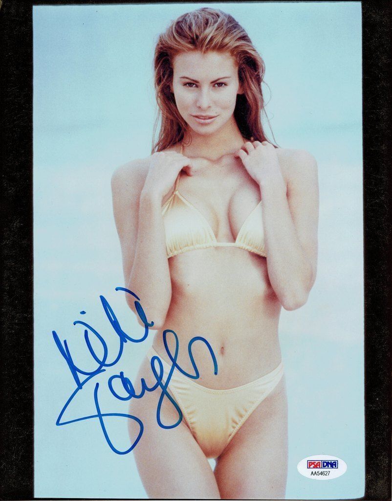 Niki Taylor Signed Sexy Authentic Autographed 8x10 Photo Poster painting PSA/DNA #AA54627