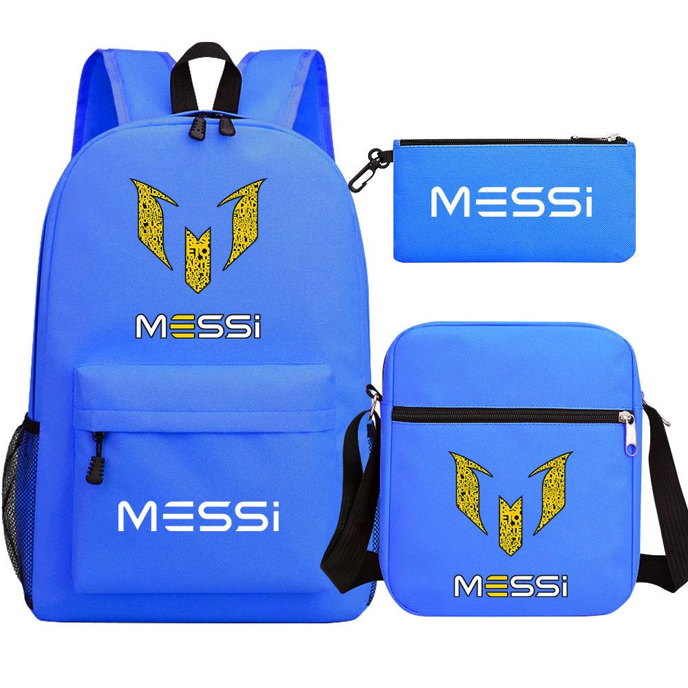 Mayoulove Lionel Messi Backpack Lightweight Design with Adjustable Straps for School and Outdoor Activities-Mayoulove