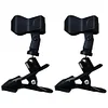 1 Pair Cross Stitch Clip Clamp 360 Rotation Clip-On Desk Stand 