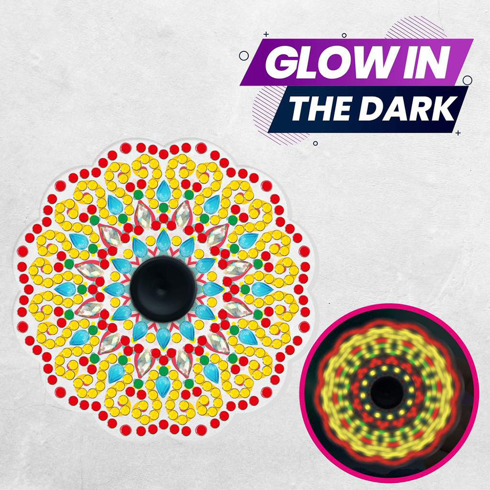 

Luminous Mandala Fidget Spinner Double Sided - 5D DIY Craft Fashion Accessories, 501 Original