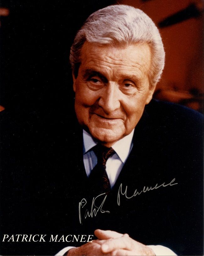 PATRICK MACNEE Signed Photo Poster painting - The Avengers