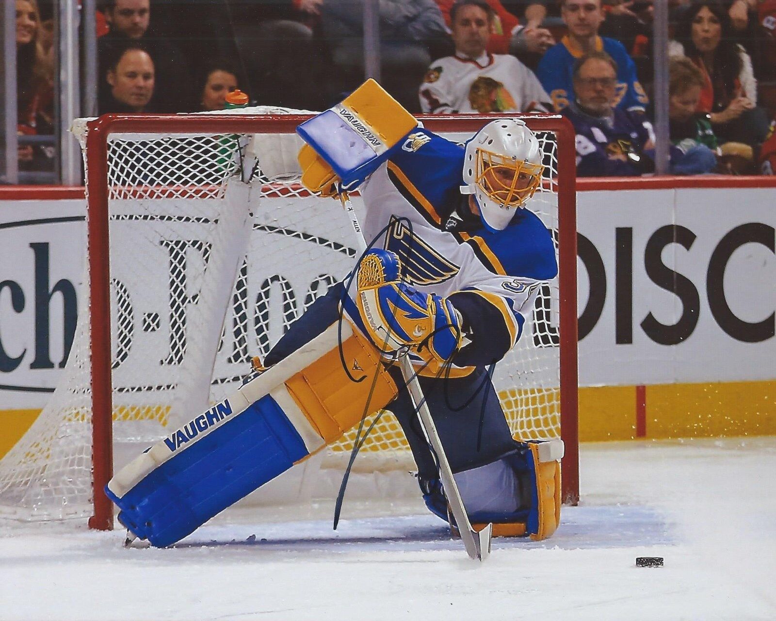 Jake Allen Signed 8×10 Photo Poster painting St. Louis Blues Autographed COA B