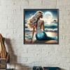 Diamond Painting -DIY Full Round Drill Mermaid(40*40 CM)