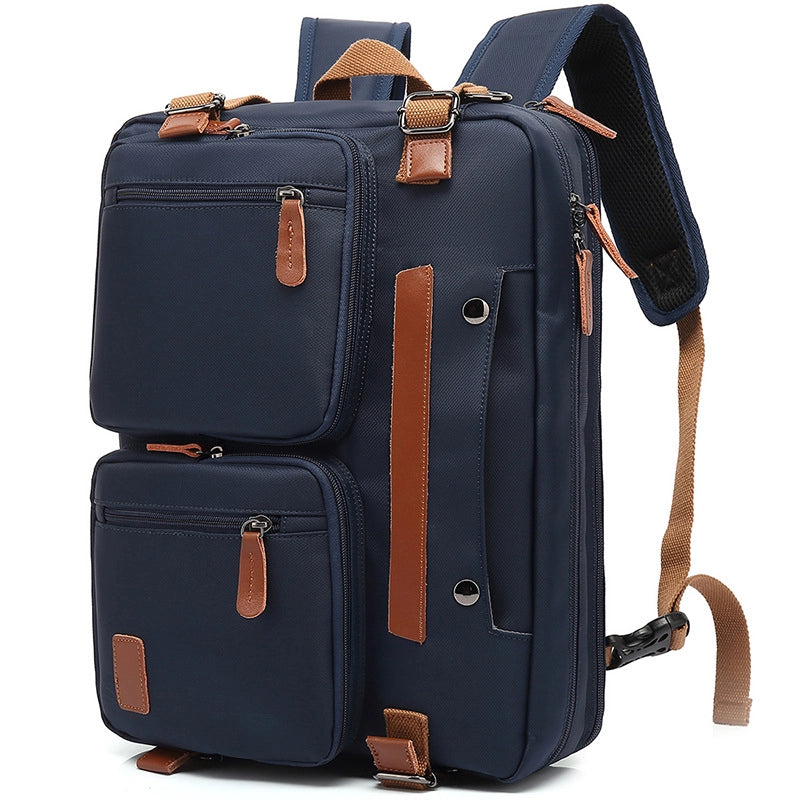 Waterproof Solid Color Casual Daily Shopping Laptop Backpack