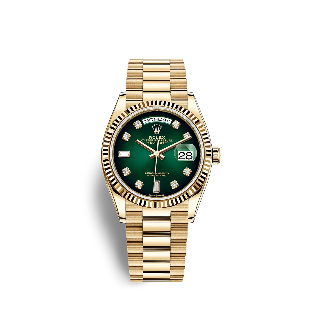 Rolex 128238 Day-Date Green ombre - New