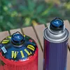 Magnetic Camping Gas Tanks Cap Aluminum Alloy Cover for Outdoor Picnic Barbecue