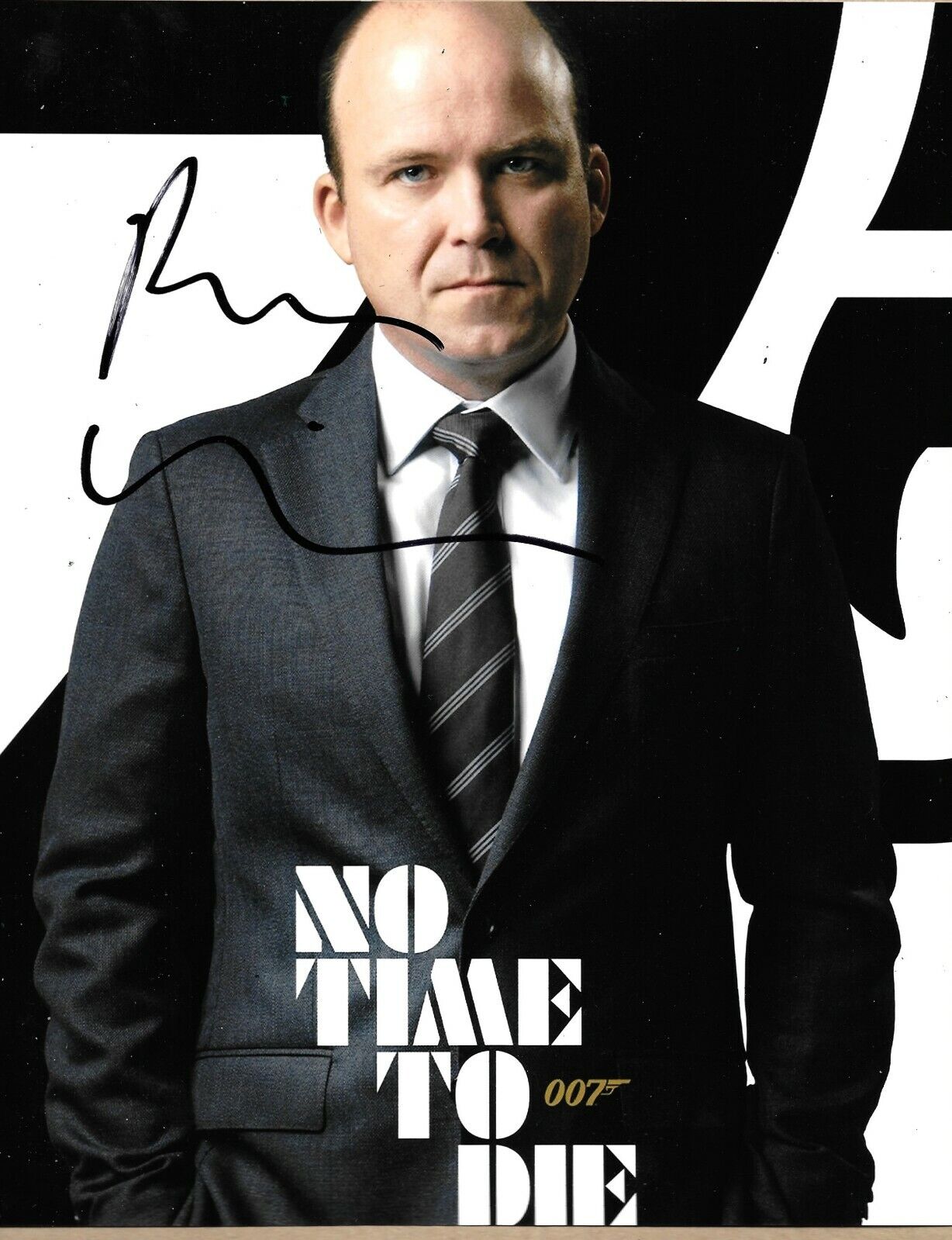 Rory Kinnear Signed No Time To Die 10x8 Photo Poster painting AFTAL