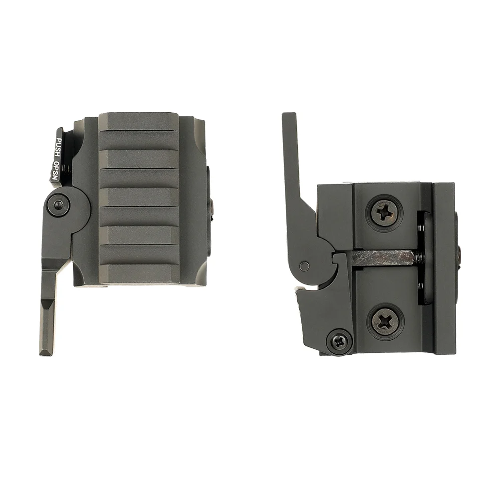 ohhunt® New Quick Release QD 20mm Picatinny Rail Adapter Height 0.5 0.75 0.83 inch 4 Slots Red Dot Sight Riser Mount 