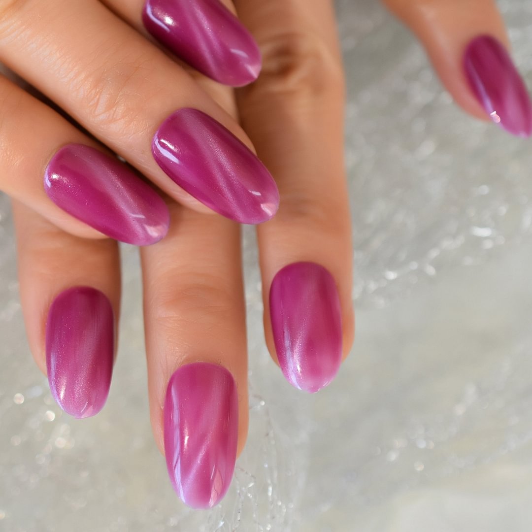 French Tip Gorgeous Ladies Fingernail Devorative Fasle Nails With Glue Tape Full Form Reusable Fake Nails Designer