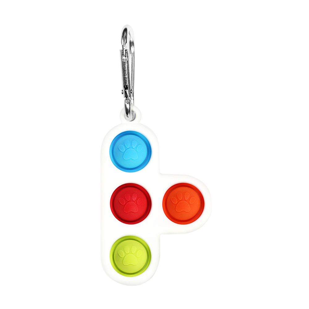 

Push Bubble Keychain Sensory Toys Autism ADHD Kids Stress Relief Toy (T), 501 Original