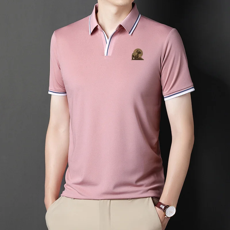 Men's Casual Solid Polo Shirts