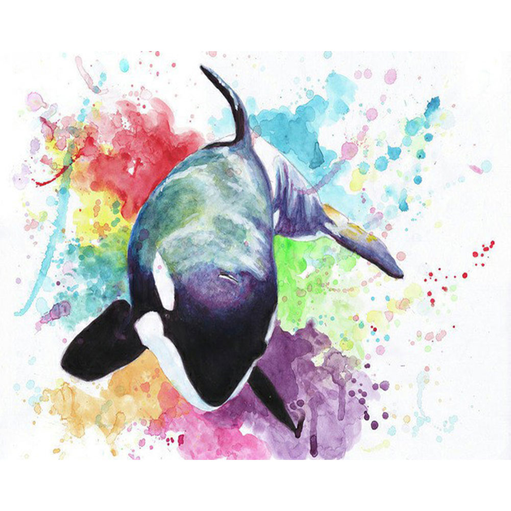 

Dolphin - Square Drill Diamond Painting - 60*50CM (Big Size), 501 Original